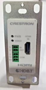 Placa de pared blanca Crestron DM-TX-4K-100-1G-W-T 6505630 4K medios digitales 8G+ - Imagen 1 de 3