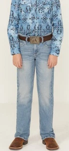 CODY JAMES BOYS STAMPEDE LIGHT WASH BOOTCUT DENIM JEANS SZ: 12 - Picture 1 of 7