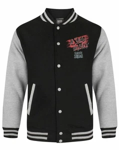 Chaqueta universitaria pequeña DC Comics In Squad We Trust gráfica para hombre - Imagen 1 de 8