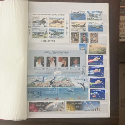 COMMONWEALTH MINT AND USED Stamps IN 16 page Stockbook  - Image 1 of 4