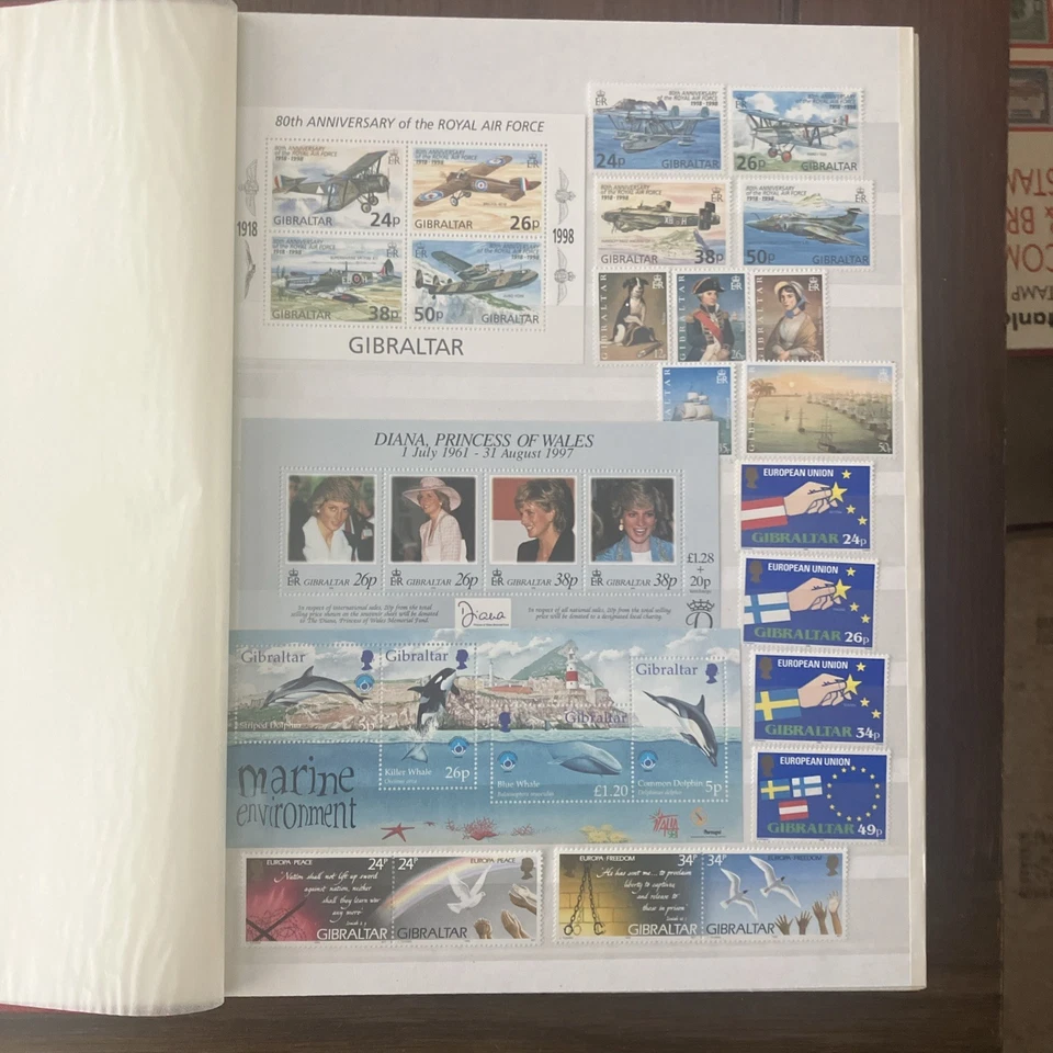 COMMONWEALTH MINT AND USED Stamps IN 16 page Stockbook  - Image 1 of 4