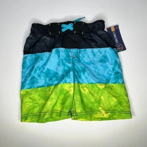 Cherokee Swim Trunks Striped Adjustable Lined New XS - Picture 1 of 4