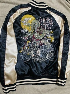 Dress Of Japan Limited Edition Dragon Sukajan Satin Unisex - Picture 1 of 11