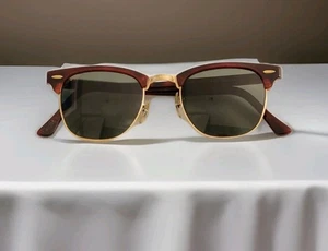 Gafas de sol Ray-Ban Clubmaster W0366 XVAS EE. UU. de colección  - Imagen 1 de 13