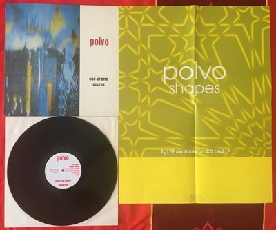 POLVO Cor-Crane Secret LP Math Rock TOUCH & GO 1992 + Poster * RARE * 1st Press - Bild 1 von 4
