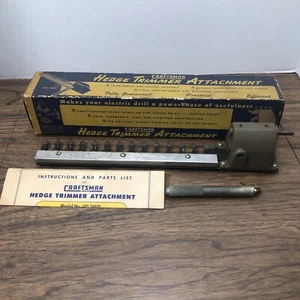 Vintage Craftsman Hedge Trimmer Attachment Model 605.26070 Original Box 2607 - Picture 1 of 15