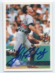 John Flaherty signed 1996 Topps baseball card Detroit Tigers autograph - Picture 1 of 1
