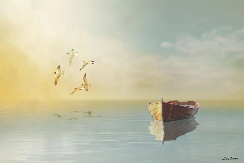 Pôster Soft Sunrise on the Beach 11, Carlos Casamayor, impressão artística 11" x 14" - Imagem 1 de 1