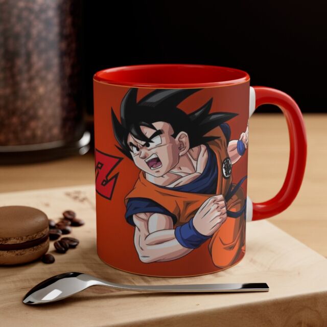 Dragon Ball Z - DBZ Parodic Mug with Blue handle and Blue interior - Super  Sonic X Son Goku 3 (Funny Dragon Ball Z - DBZ Parody - High Quality Mug -  Ref : 462)