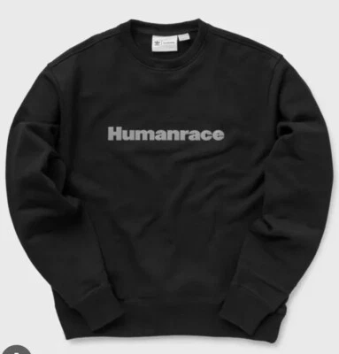 Adidas Pharrell Williams Human Race para Hombres Negro Básico Cuello Redondo / HI5538 / Talla M Foto 1 de 4