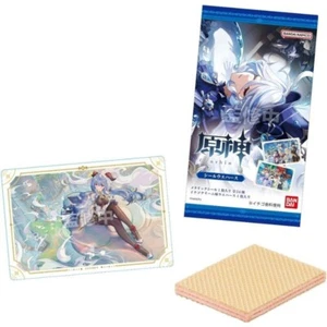 BANDAI Genshin Seal Wafer 20Pack BOX JAPAN OFFICIAL - Picture 1 of 5