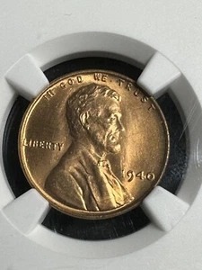 1940 Lincoln Cent, Real Blazer, NGC MS67 RED, Free Shipping - Picture 1 of 3