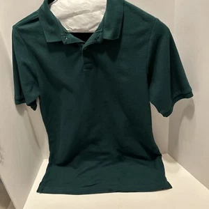 Izod Boys School Green Uniform Polo Shirt Size 18-20 - Picture 1 of 3