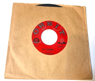 The Enchanters 7" Record 45  Cafe Bohemian / Touch Of Love exotica doo wop - Image 1 of 4