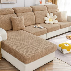 Stretch Couch Seat Covers Sofa Lounge Couch Cushion Covers Protector Removable - Picture 1 of 37