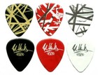EDDIE VAN HALEN Black/Red/White Frankenstrat Guitar Pick - 2015 Total Of 3 Picks