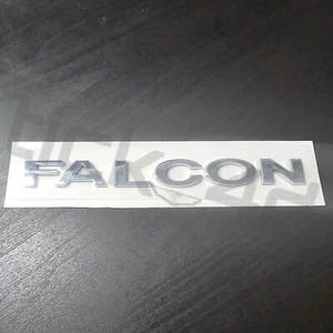 BA BF FG FG-X Falcon Chrome Boot Tailgate Emblem Badge - Picture 1 of 3