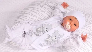 Juego de pelele, chaqueta y gorro pelele gorro y camisa traje de bebé 3 piezas - Imagen 1 de 3