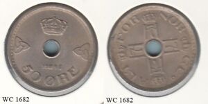 Norway 50 Ore 1948 (Haakon VII) Coin