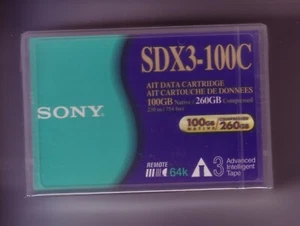 SONY SDX3-100C 100Gb/260Gb AIT-3 Tape New, Sealed - Picture 1 of 1