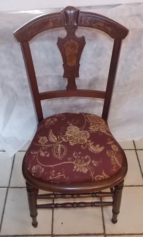 Walnut Carved Desk Chair / Sidechair  (SC208) Cover