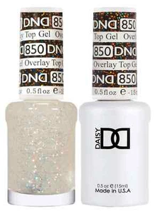 DND Duo Matching Overlay Glitter Top Gel #850 - Picture 1 of 1