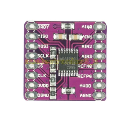 ADS1220 Low-power Analog to Digital Converter ADC I2C/IIC SPI For Arduino - Bild 1 von 4