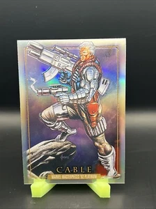Marvel Masterpieces ‘92 Platinum - Rainbow #18 - Cable - Picture 1 of 2