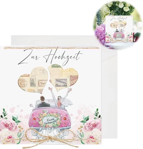 Hochzeitsgeschenk für Brautpaar,Hochzeitskarte, Geldgeschenk Hochzeitsgeschenke - Bild 1 von 7