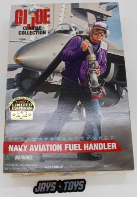 G.I. Joe Classic Collection African American Navy Aviation Fuel Handler Hasbro - Image 1 of 4