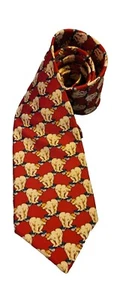 Brooks Brothers Summer Polar Bear Necktie Rides Skateboard 100% SILK Preppy - Picture 1 of 8