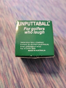 Genuine Trick Golf Ball Unputtaball for Putting Only Putting Gag for Laughs - Picture 1 of 5