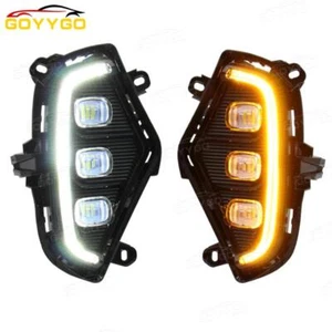 Paar Für Toyota RAV4 2019-2021 Tagfahrlicht DRL LED Leuchten Nebelscheinwerfer - Bild 1 von 13