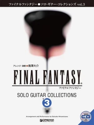 Final Fantasy Solo Guitar Collections Vol. 3 Tab Music Score and CD Japan - Image 1 of 4