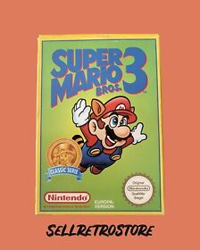 Super Mario Bros 3 - Nintendo - NES - OVP - PAL - Classic Series - Modul