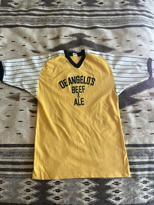 Vintage 60s 70s Mason Athletic Wear Sports Jersey Shirt Size S #6