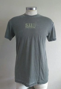 NEW*** 5.11 TACTICAL MEN'S T-SHIRT "GREEN BURN OUT ALWAYS BE READY SIZE MEDIUM - Picture 1 of 3