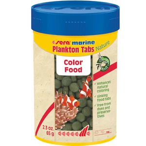 Sera Marine Plankton Tabs Nature 100mL Color Enhancing Saltwater Reef Fish Food - Picture 1 of 2