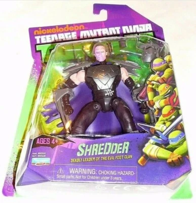 Figura 2013 Teenage Mutant Ninja Turtles SHREDDER SIN MÁSCARA Nickelodeon Playmates Foto 1 de 2