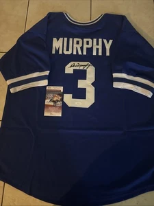 Autographed/Signed Dale Murphy Atlanta Royal Blue Baseball XL Jersey JSA COA - Picture 1 of 6