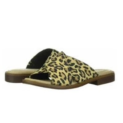 NUEVAS Sandalias Clarks Declan Flo Para Mujer Tostadas Nubuck Leopardo Animal 7.5 7 1/2 Foto 1 de 4