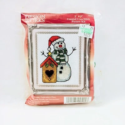 Design Works 515 Counted Cross Stitch Picture Kit 2" x 3" USA - Image 1 of 2