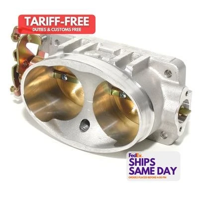 Cuerpo de acelerador doble Bbk 1711, One Fits 65 mm 96-02 Mustang 4,6 L 4 V aluminio Perfor Foto 1 de 4