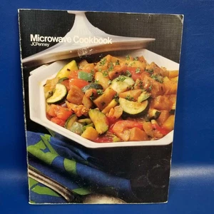 JCPENNEY 1044-3372 Microwave Cookbook Illustrated Softcover Recipe Book Guide - Picture 1 of 12