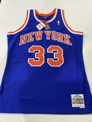 Camiseta deportiva grande para hombre New York Knicks Patrick Ewing #33 NBA Brand Hardwood Classics Foto 1 de 4