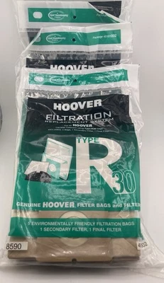 4 Hoover Type R30 Bag & Filter Sets, 40101002 -20 Bags+8 Filters - Image 1 of 4