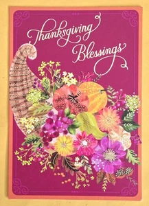 Happy Thanksgiving Greeting Card (+ Envelope 5x7") - Picture 1 of 4