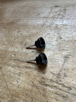 2 Vintage 1960's Harmony Bobkat Guitar Strap Button Pins. Silvertone - Image 1 of 3
