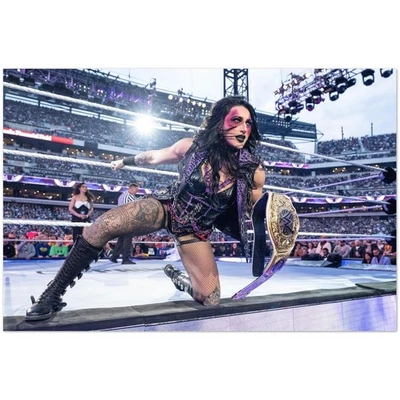 Rhea Ripley WWE Champion WrestleMania 2025 Poster