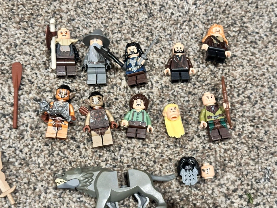 Lego Lord of the Rings & Hobbit Minifigure Lot Thorin Orc Warg Goblins READ DESC - Image 1 of 4